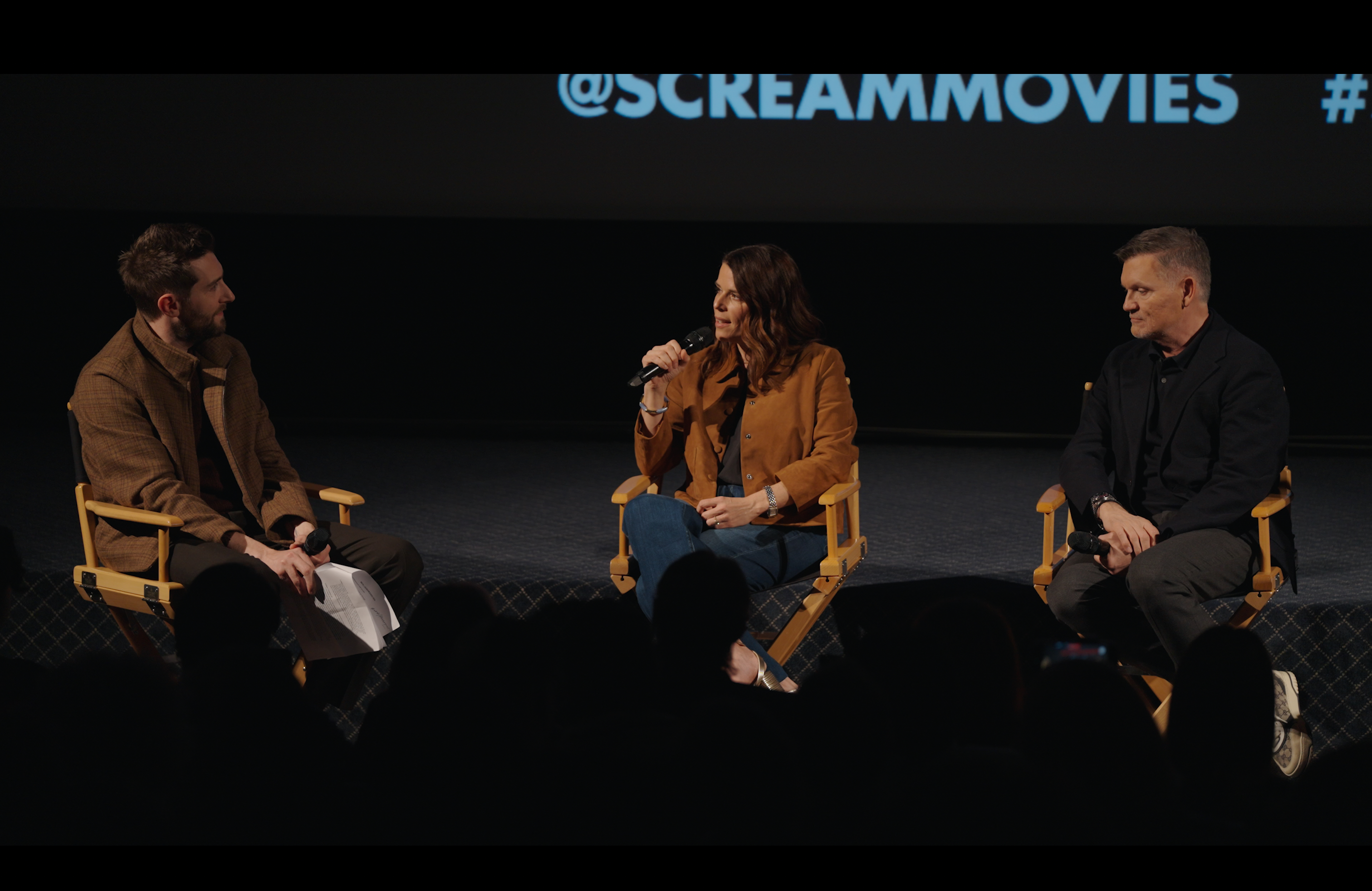 Scream 7 Q&A — Neve Campbell speaking