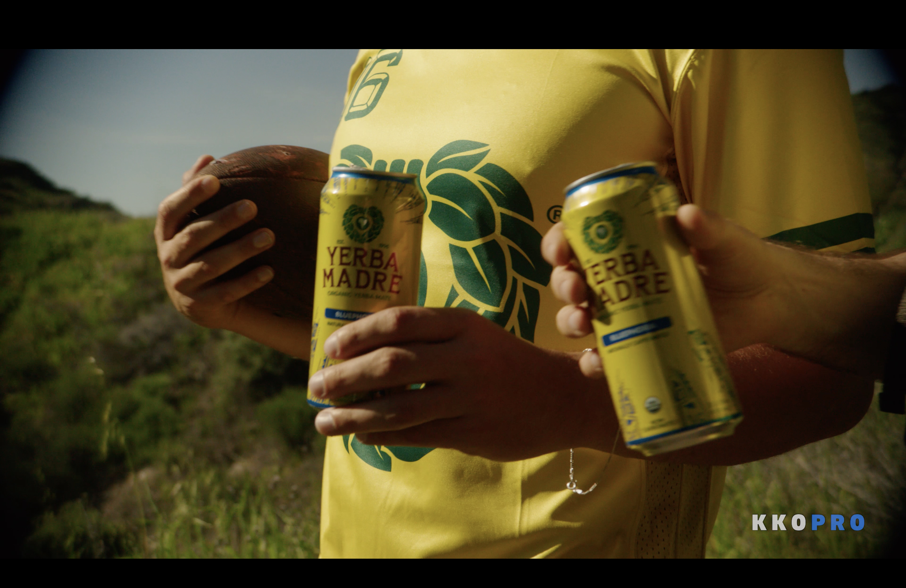 Yerba Madre — product with football